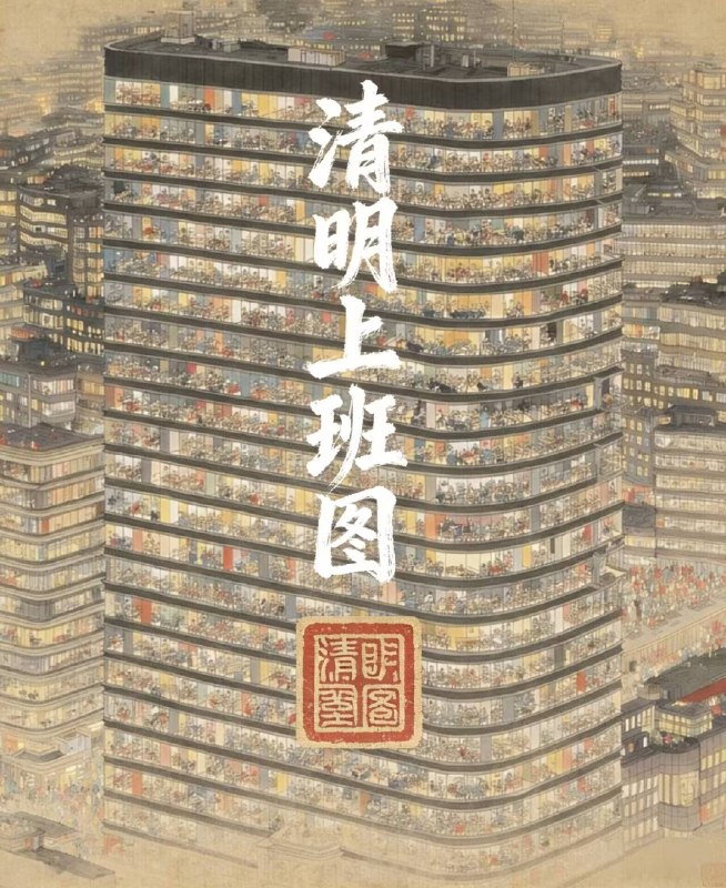 清明上班图