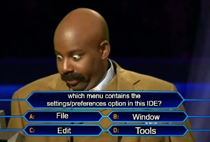 @ProgrammerHumor IDE Settingsfrom ProgrammerHumor