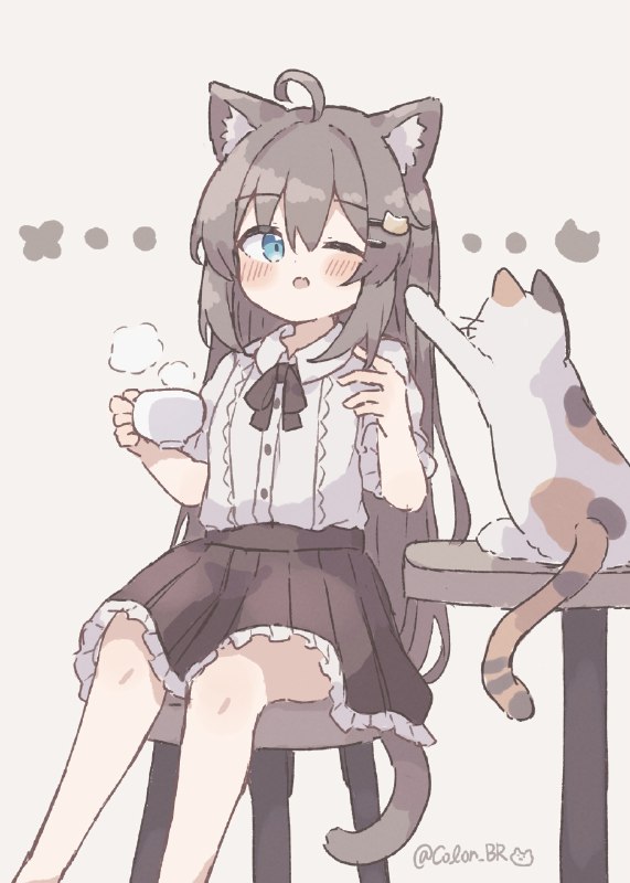 咖啡time / ころんびぁ☕️+🐈＝健康from TG空间 🚫NOAD via efsg