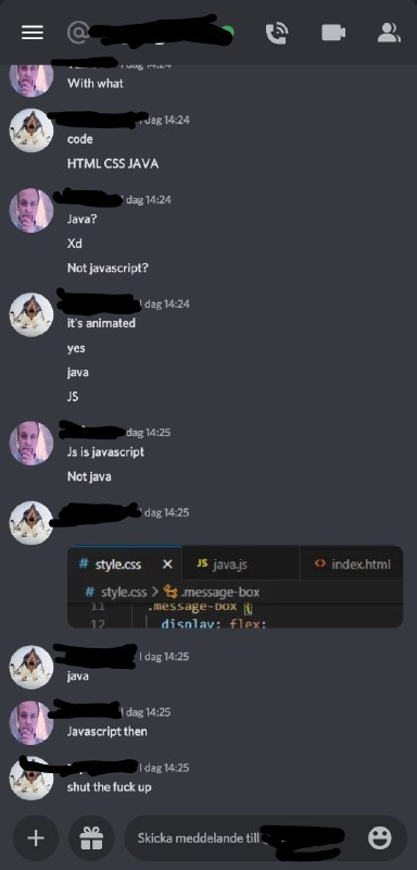 [Other] javaIsNotJavascriptMyGuy