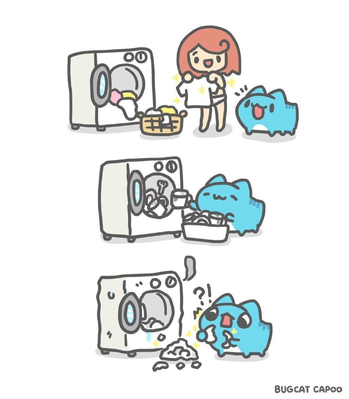 為什麼？！#貓貓蟲 #咖波  #bugcat #capoo #貓 #拉拉via @bugcat_capoofrom Capoo Subscription