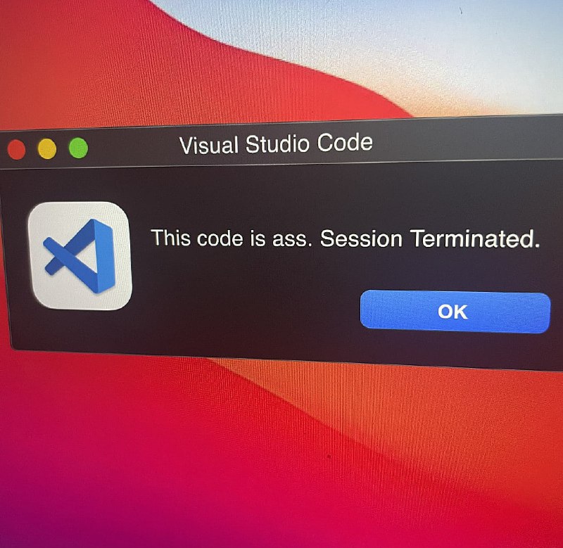 @ProgrammerHumor VSCfrom ProgrammerHumor