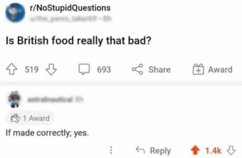 英國的食物是不是真的這麼難吃？答