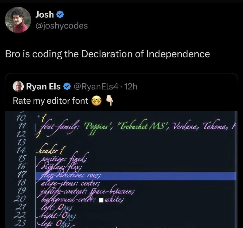 @ProgrammerHumor Fontsfrom ProgrammerHumor