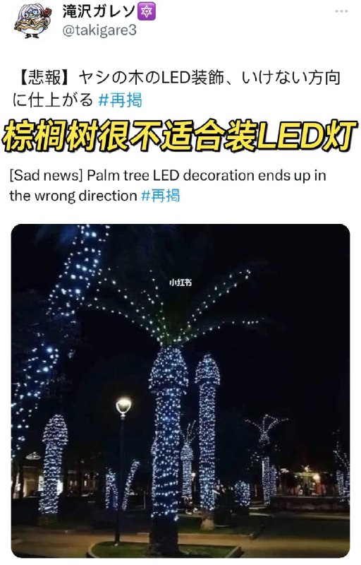 事实证明，棕榈很不适合装LED灯（NSFW事实证明，棕榈很不适合装LED灯（NSFW