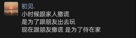 《长大后连撒谎都不一样了》