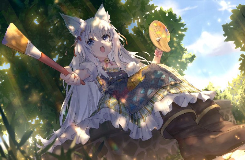 去年给@H组_cexo 的猫娘小游戏画的一些CG和角色本体  很不幸的是各种原因导致开发中止了 sourcefrom TG空间🐈去年给@H组_cexo 的猫娘小游戏画的一些CG和角色本体  很不幸的是各种原因导致开发中止了 sourcefrom TG空间🐈