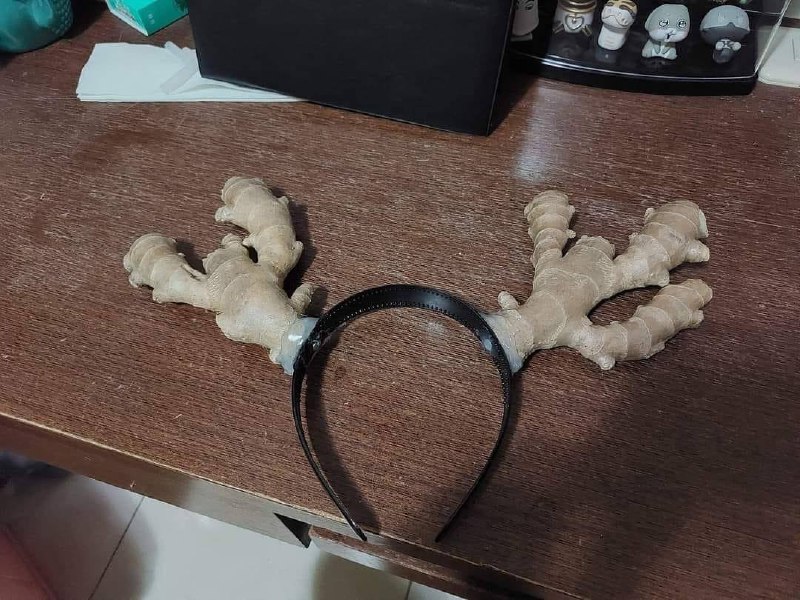 买了一个，圣诞节发夹，鹿~