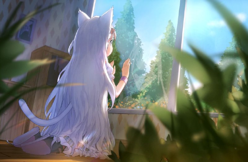 去年给@H组_cexo 的猫娘小游戏画的一些CG和角色本体  很不幸的是各种原因导致开发中止了 sourcefrom TG空间🐈去年给@H组_cexo 的猫娘小游戏画的一些CG和角色本体  很不幸的是各种原因导致开发中止了 sourcefrom TG空间🐈