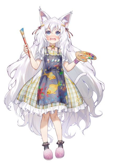 去年给@H组_cexo 的猫娘小游戏画的一些CG和角色本体  很不幸的是各种原因导致开发中止了 sourcefrom TG空间🐈去年给@H组_cexo 的猫娘小游戏画的一些CG和角色本体  很不幸的是各种原因导致开发中止了 sourcefrom TG空间🐈