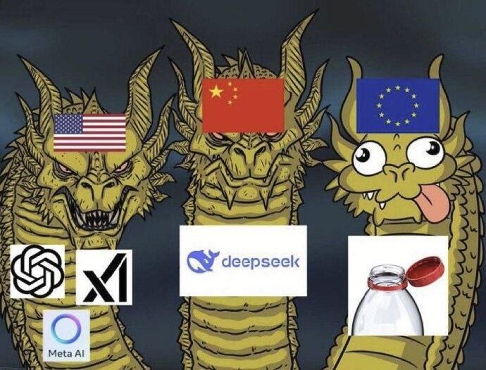 欧洲人关于deepseek的meme欧洲人关于deepseek的meme