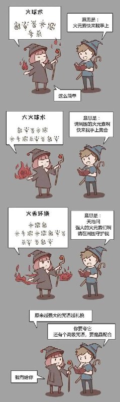 那我如果对着火元素说那个人骂火元素是傻逼，是不是能放追踪火球？来源