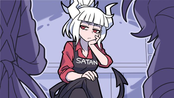 helltaker小漫画（1）在男主把地狱里一大票恶魔妹子拐回现实中过圣诞的时候，堕落天使被前上司天使长上门拜访送礼via LDLD 果冻helltaker小漫画（1）在男主把地狱里一大票恶魔妹子拐回现实中过圣诞的时候，堕落天使被前上司天使长上门拜访送礼via LDLD 果冻