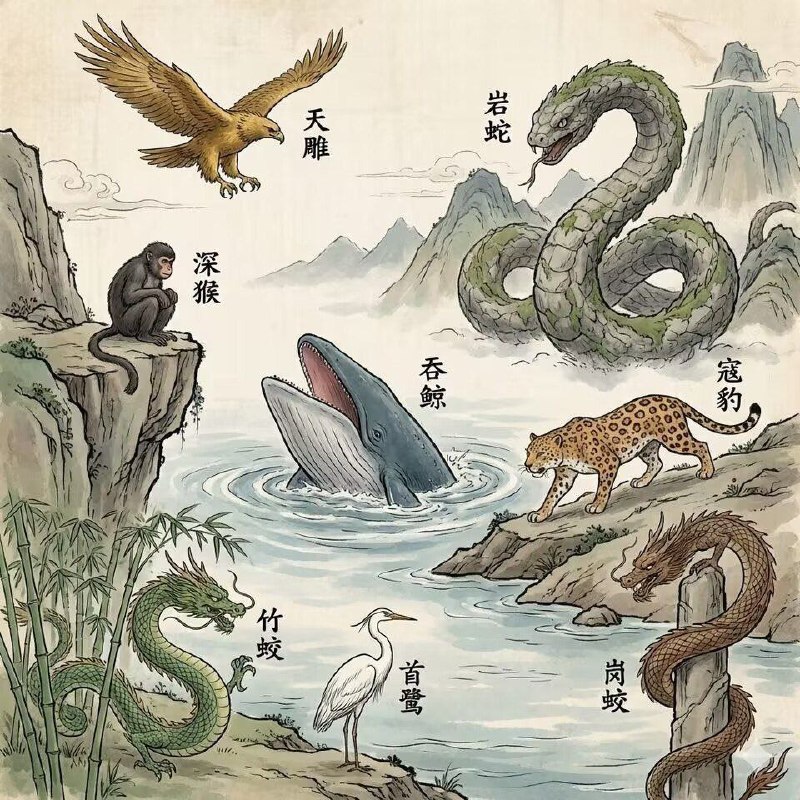 合欢八式
