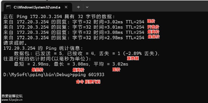 摸鱼工具 pping