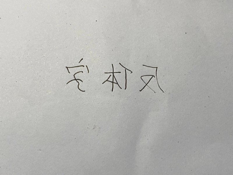 前段時間去深圳，一個小朋友同我講他會寫「fán tǐ zì」