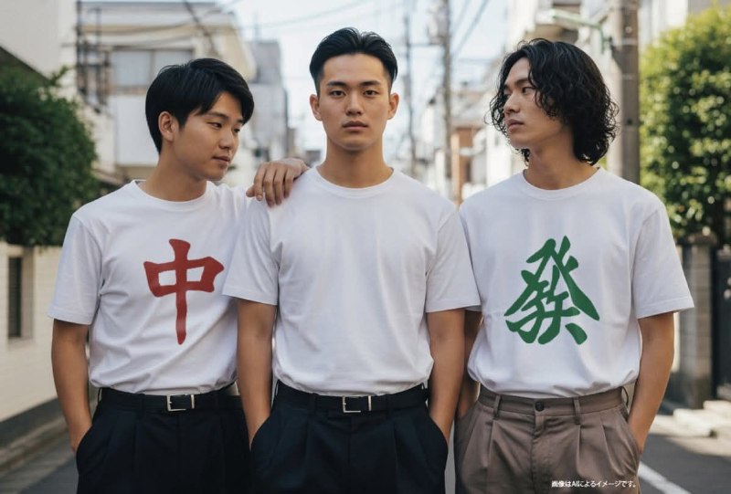 強制把穿白衫的路人變成好友的“中，發”t卹from 什麼都來點 via DECADE