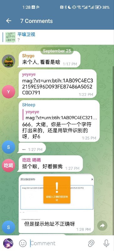 真逗，咱就说都会用磁力了，自己补两个字母不过分吧